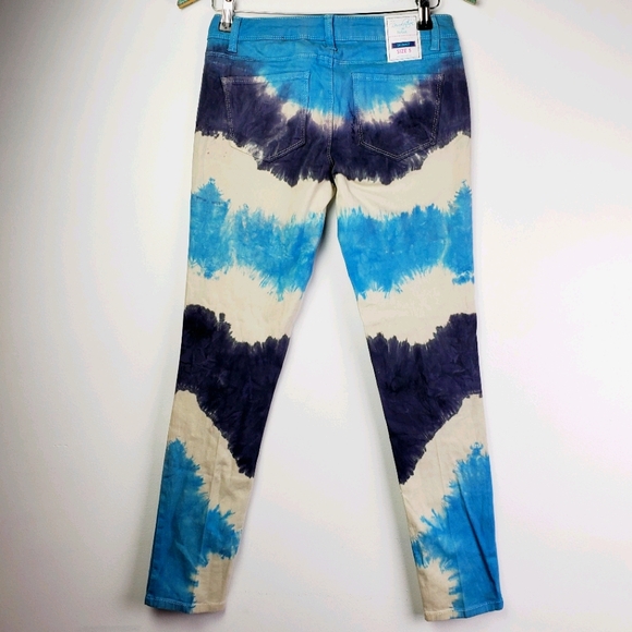 Revolution by Revolt Skinny Tie Dye Pants Sz 5 NWT - Picture 4 of 9